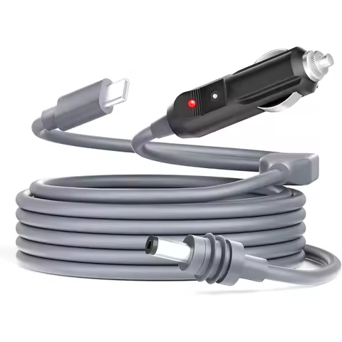 Starlink Mini Power Cable Cigarette Lighter, Starlink Mini USB C to DC Power Cable 2 in 1 Starlink M