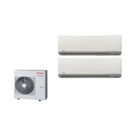 Toshiba東芝1匹+2.5匹1拖2多聯式變頻淨冷分體式冷氣機RASM10N4KCV(HK)+RASM22N4KCV(HK)+RAS4M26S3ACV