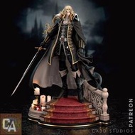 1/10惡魔城阿魯卡多手辦gk白模3d打印月下夜想曲阿魯卡多手辦模型
