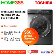 Toshiba Front Load Washing Machine 10.5KG TW-BK115G4S