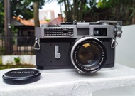 Canon 7 + Canon Lens 50mm F1.4 + ACC Coupler Kamera analog