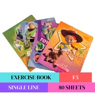 [CLEAR STOCK] Notebook Single line Cute Cartoon PVC Cover F5 80's | Barang Sekolah Cute | Buku Nota 