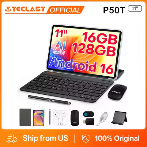 Teclast P50T Tablet Set Tablet 11 Inch Unisoc T7250 Android 16 90HZ Refresh Rate Tablets Octa-Core M
