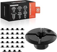 A-Premium 30PCS Nylon Retainer Clip Fasteners Compatible with BMW 318i, 328xi, X3, X4, Z4 & Mercedes