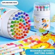 Washable Safe Dirty Not Hands Crayons Oil Paint Stick Heavy Color Children's Crayons 48/36 Colors