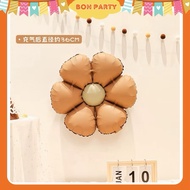 6-petal matte chrysanthemum balloon for birthday decoration