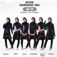 Baju Renang Anak Perempuan Muslim - Alivia Swimwear Kids AS05