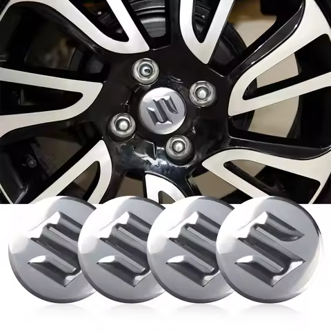 4pcs 56/60mm Car Wheel Center Cover Sticker Hub Cap For Suzuki Swift Sport Jimny Grand Vitara Alto S
