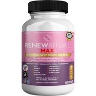 Renew Ritual Max, Hair Skin Nails Supplement, 60 Capsules, Vitamins A B C D E with Biotin (1)