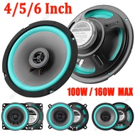 4/5/6 Inch Car Speakers 100W/160W Max Universal HiFi Coaxial Subwoofer Car Audio Music Stereo Full R
