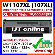 HIGH QUALITY Compatible Laser Toner For HP W1107A HP107A W1107X W1107XL Laserjet 107A 107w MFP 135a 