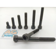 Black / Steel L-bolt M6 (10-meter bolt) Length 1 to 10 cm Grade 12.9