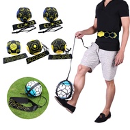 กระเป๋าลูกฟุตบอลสำหรับเด็กอุปกรณ์ฝึกฟุตบอลเตะฟุตบอลเข็มขัดสำหรับฝึกซ้อมเตะเดี่ยว