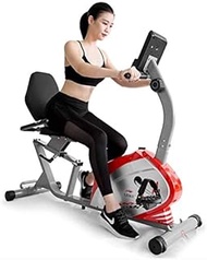 BZLLW 2-in-1 Stationary Bike - Folding Indoor Exercise Bike Perfect Home Exercise Machine for Cardio Silent Fitness Bicycle Indoor Retractable Home Spinning Bicycle Gym Magnetic Car