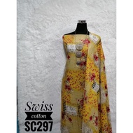 Swiss Cotton Kain Pasang | sepasang/4 meter
