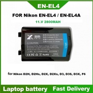 EN-EL4 / EN-EL4A Battery for Nikon D3X D3S D3 D2X D2HS D2X D2H D2 F6 camera battery
