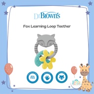 Dr. Dr. Dr. Brown's Fox Learning Loop Teether - Baby Bite - Baby Toy