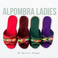 ♞Alpombra Indoor Slippers Beads Strap For Women