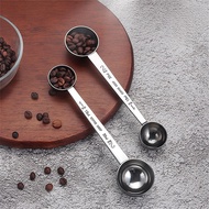 Direct Sales304Stainless Steel15ml Double-ended Milk Powder Spoon30ml Measuring Coffee Spoon Thicken
