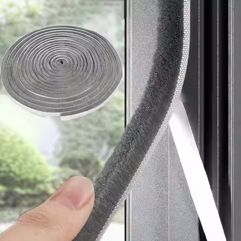 Door Brush Seal Felt Weather Stripping for Window Dustproof Sound Insulation Door Gap Blocker Door S