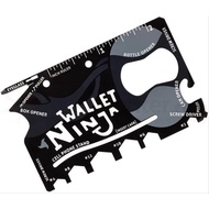 Wallet Ninja Multipurpose Card 18 in 1 As Big as Business Card