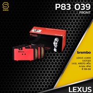 Front Brake Pads TOYOTA LEXUS LS400/ARISTO (Arist Pump) O4POT)-BREMBO P83039-04465-50060 GDB3226 DB1
