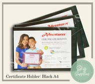50pcs Certificate Holder Short  A4  9x12 and Legal Size Adventurer Brand