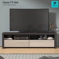 Synergy House Causa 2 Door Tv Cabinet 5ft Up to 70inchi TV - 1 colour - Kabinet Tv 5kaki