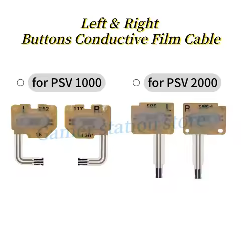 1/5/10/50 Pair for PSV ITA PSV 1000 PSV 2000 Left Right L R Button Flex Ribbon Cable Conductive Film
