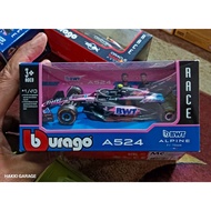 1/43 BBURAGO BWT ALPINE F1 TEAM PIERRE GASLY 10