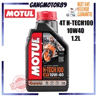 MOTUL H-TECH 100 1.2L 10w40 FULLY SYNTHETIC RS150 RS150R 1.2 Litre Y15ZR LC135 Y16ZR VF3i