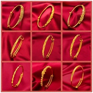 Royal Jewelry Fashion Accessories Stock 50 Design Options Korean Emas 916 Gold Bangkok Charm Bracele