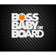 Baby boss cutting sticker