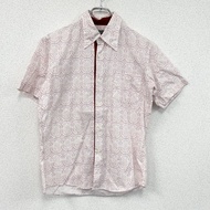 เสื้อแขนสั้น TORNADOMARI (Tornado Mart) ลายเรขาคณิตหลากสี ชมพู ไซส์ M เสื้อผ้ามือสอง