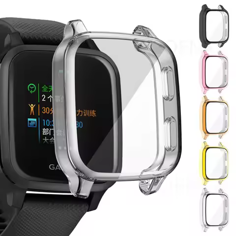 TPU Screen Protector For Garmin Venu SQ 2 Case Cover Soft Silicone Protective Case For Garmin Venu S