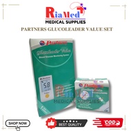 Partners Blood Glucose Monitoring System with 25 strips and 25 lancet