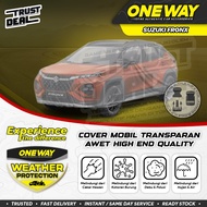 FRONX Waterproof Transparent Plastic Car Cover