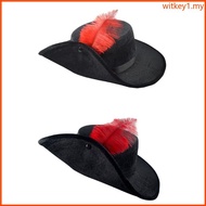 WIT Vintage Fedora Hat Women Men Felt Vintage Hat Casual Festival Hat with Feather