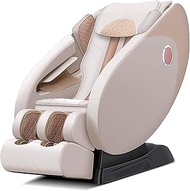 Massage Chair Electric Vibrating Full Body Massage Cushion Neck Back Waist Hip Leg Massage Chair Massage Muscle Stimulator Ergonomic Chair Professional Massage And Relax Chair LEOWE (Color : Beige)