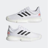 (台中可面交) Adidas Solecourt Boost 愛迪達 選手款網球鞋 寬楦 耐磨 Tsitsipas