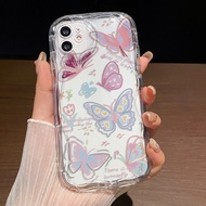 Case HP for Samsung A50 A50s SamsungA50 Samaung Galaxy A50 Samsumg SamsungA50s Casing Softcase Cute Casing Phone Cesing Soft Cassing for Garden Butterfly Color Case Sofcase Chasing
