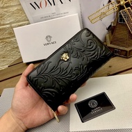 Free Wallet Men's High-Quality Long clip Boy Wallet High-Quality Classic Black Fashion Men's Must-Ha