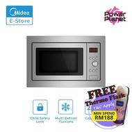 Midea Built In Microwave MBM1925B 1000W Oven with Grill Power MBM-1925B 25L