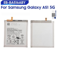 NEW Battery For Samsung Galaxy A51 5G SM-A5160 A516 EB-BA516ABY Rechargeable Phone Battery 4500mAh