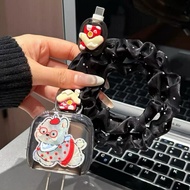 Black Dog Cable Wrapping Set Cartoon Charger Case USB Protector For iphone 20w 18w 35W