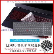 NTPU New Ultra-Thin Transparent Lenovo ThinkPad E16 Gen1 16 Inch Keyboard Film Cover Protective