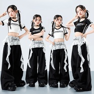 Kids Dance Outfit Hip Hop Shirt Hiphop Costume Kids Crop Top Kids Girl Jazz Dance Costume Kids Catwa