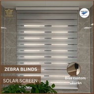 ZEBRA BLINDS (SOLAR SCREEN) - Roller BLINDS - Window BLINDS - Roller BLINDS - Zebra Style Roller BLI