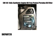 5W-40 Enzoil Fully-Synthetic Lubricant API SN 5W-40 Car Engine Oil - 4 litres [ Free mileage sticker] 5w40 12000KM !!! FREE OIL FILTER
