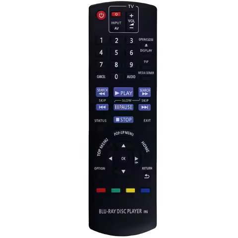 N2QAYB000577 Replace Remote Control For Panasonic Blu-ray DVD Player DMP-BD75EB DMP-BD75 RC48127 RM-